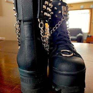 Current mood O ring platform sneaker